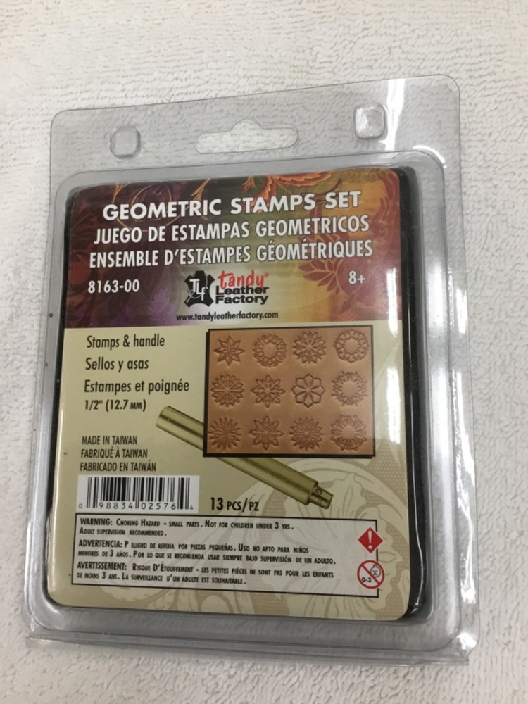 Tandy Leather Geometric Stamp Set