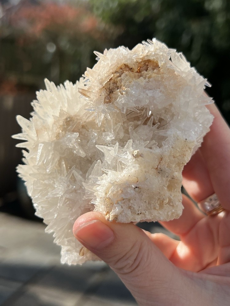 Calcite Spiky Cluster Patterns 292g 2