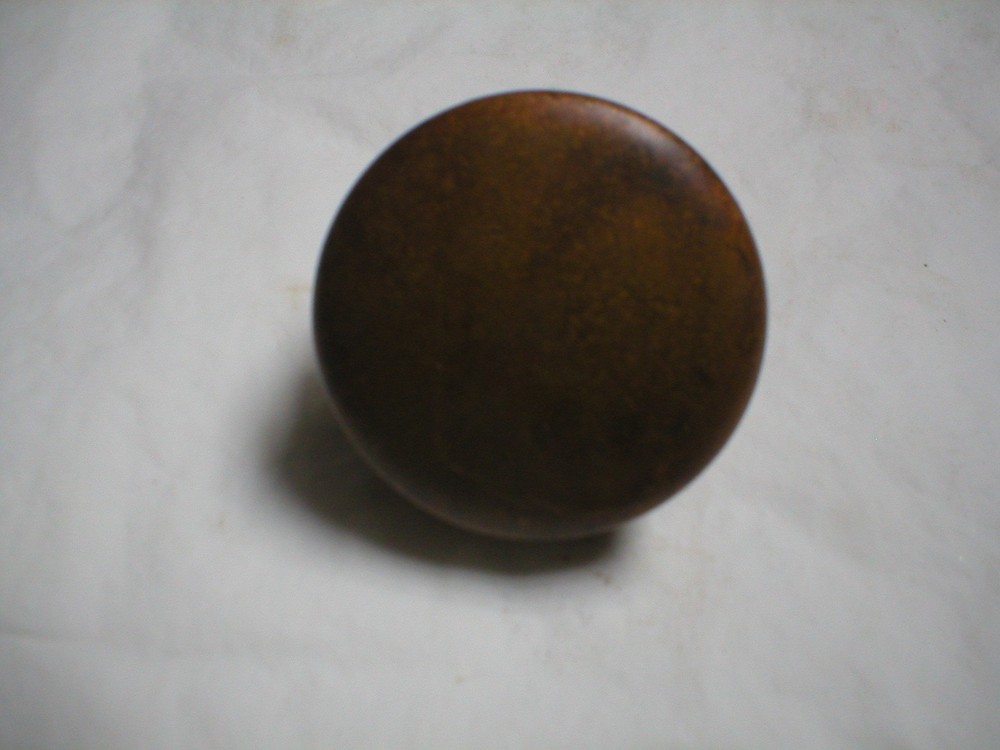 Antique Drum Style Solid Brass Doorknob and Spindle