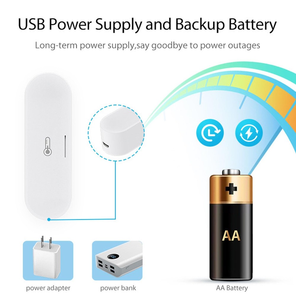 Fockety for Tuya Zigbee Temperature Humidity Sensor, Smart Wireless...