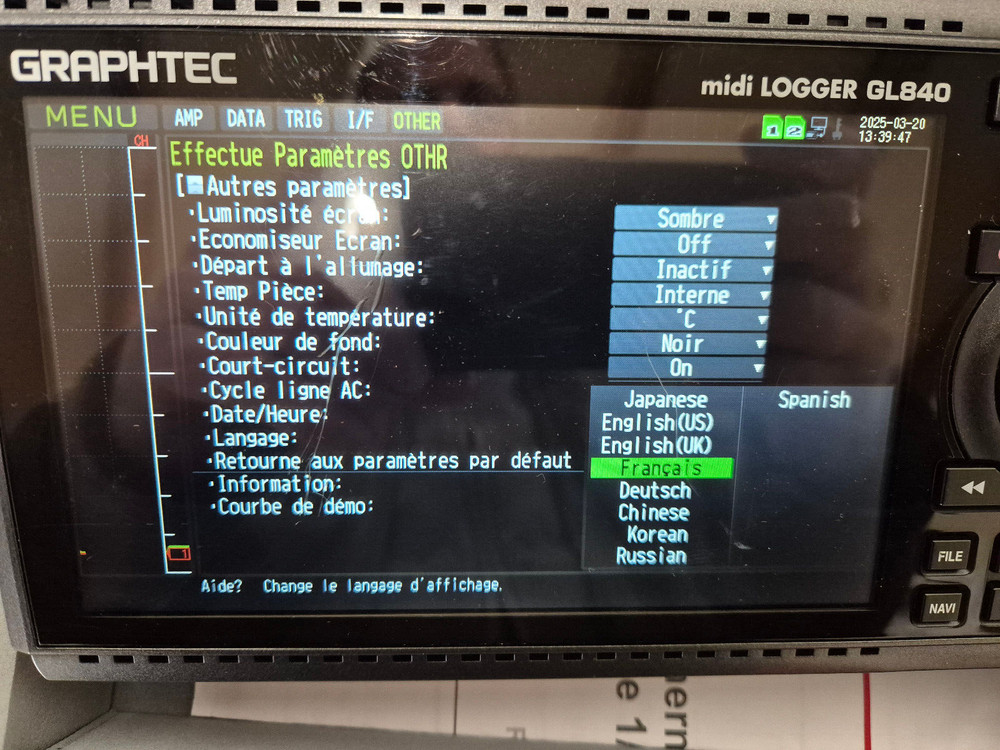 GRAPHTEC midi LOGGER GL840