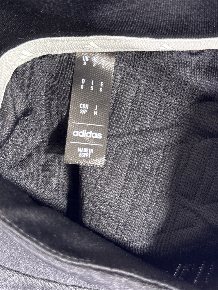 Adidas Adi Pattern Pullover Mens Size Small Black Performance Gym Training Casua