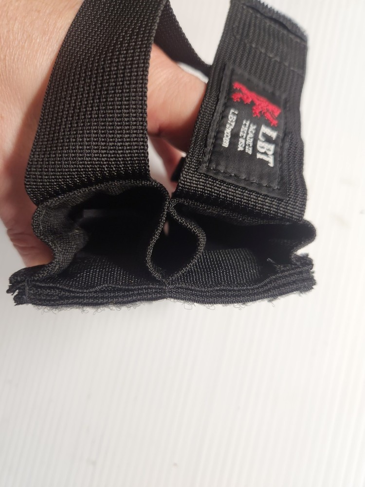 LBT front pull double mag pouch with Kydex retention, black