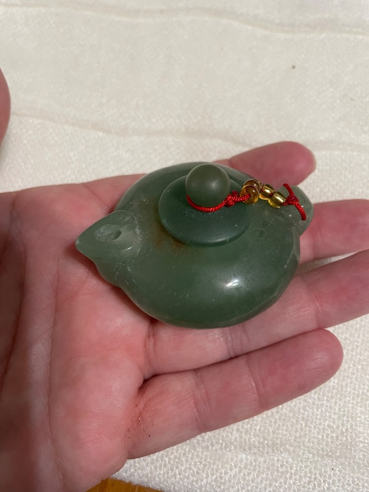 Mini crystal teapot