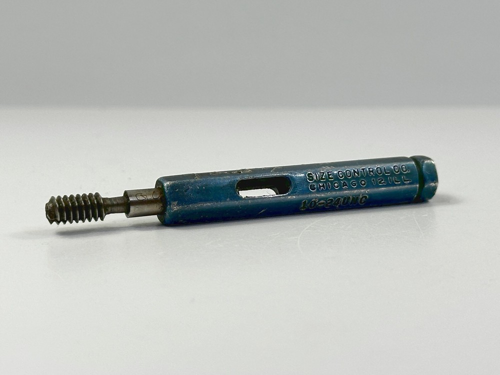 Size Control 10-24UNC GO .1629 Thread Plug Gage Used