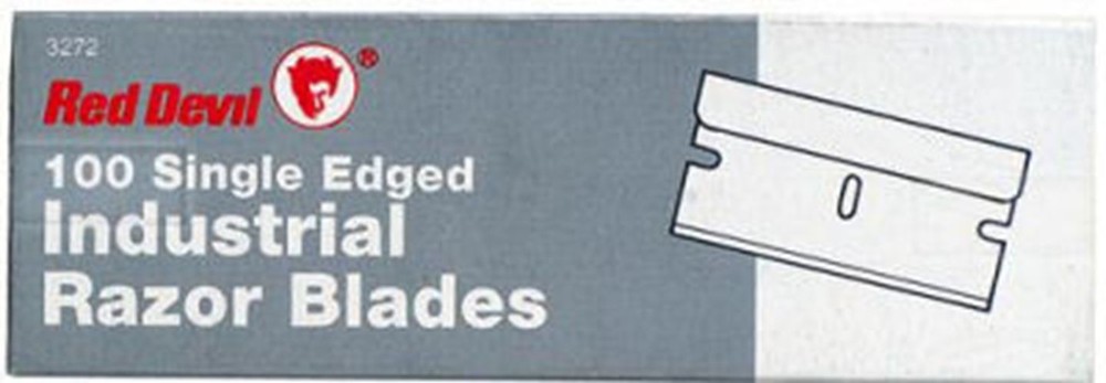 Red Devil Single Edge Razor Scraper Blades (100 Pack) 630-3272