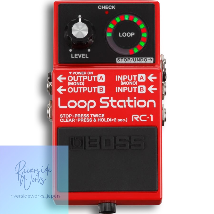 BOSS RC-1 Loop Station with AC Adapter Set Authentic RC1
