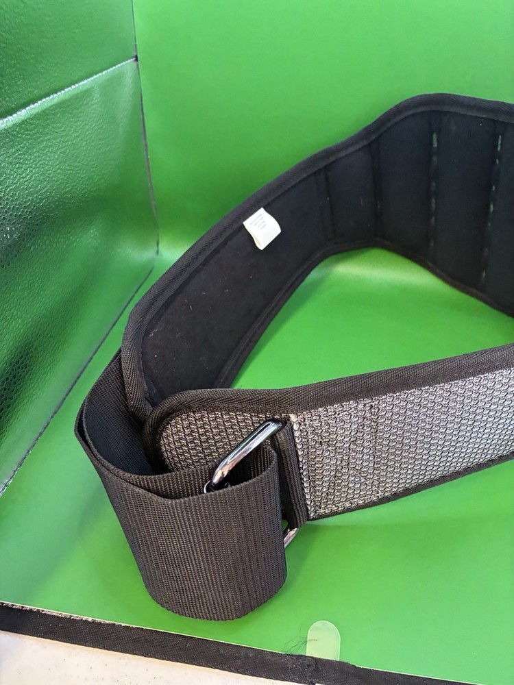 Nike Structured Weight Lifting Training Belt Black/Grey Size Large
