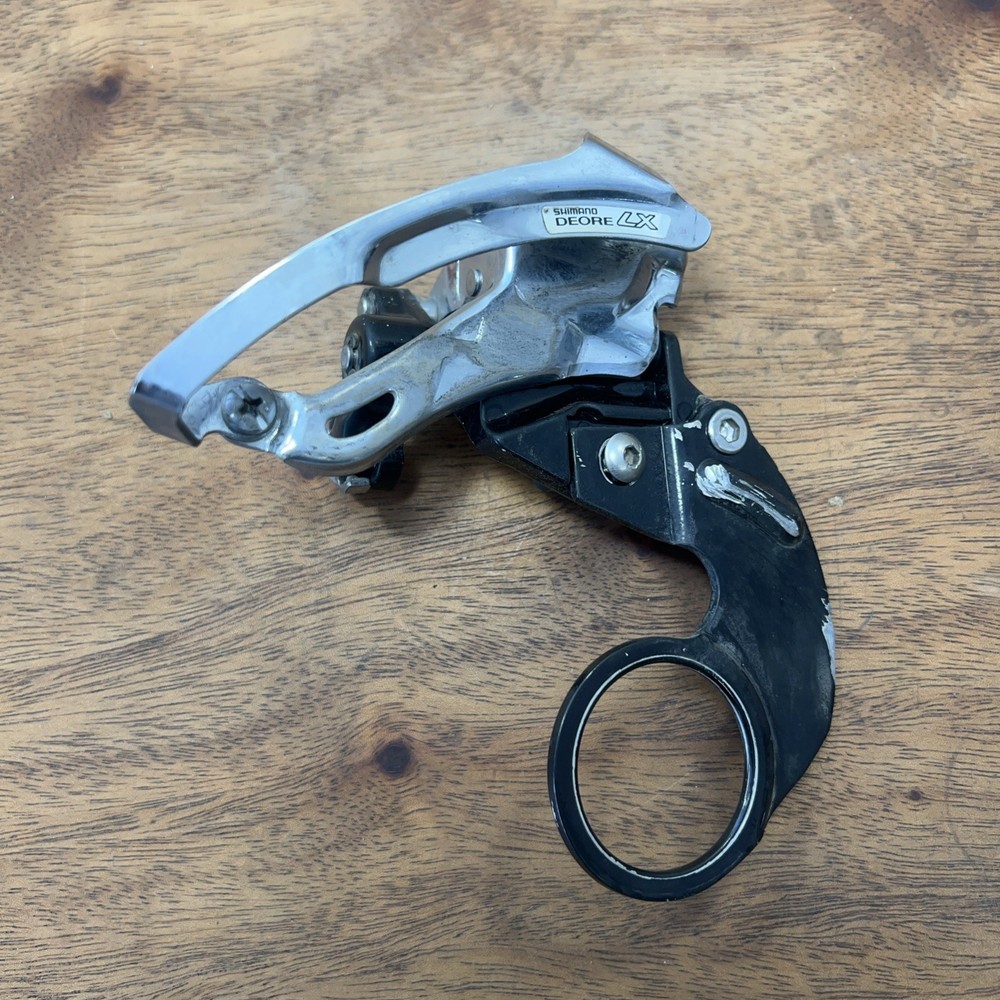 Shimano LX FD-M567 3x8s Front Derailleur MTB E-Type BB Mount Top Pull