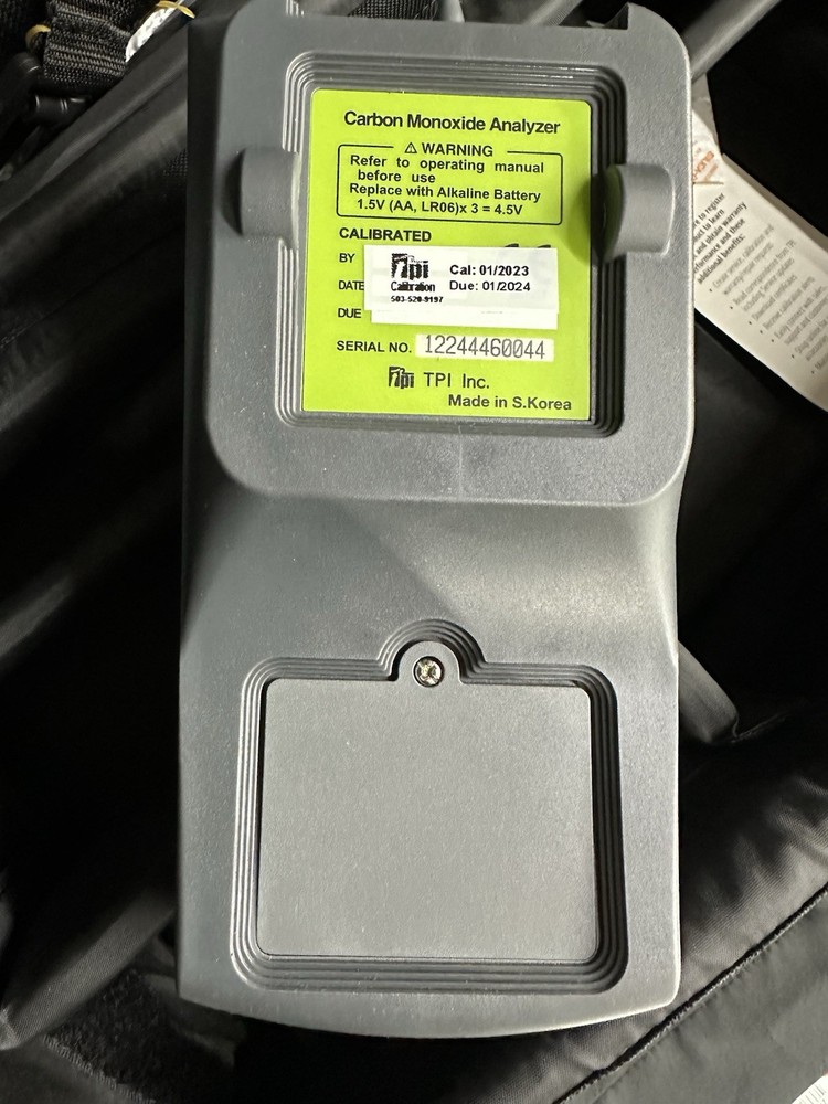 TPI 707 - Carbon Monoxide Analyzer In Case