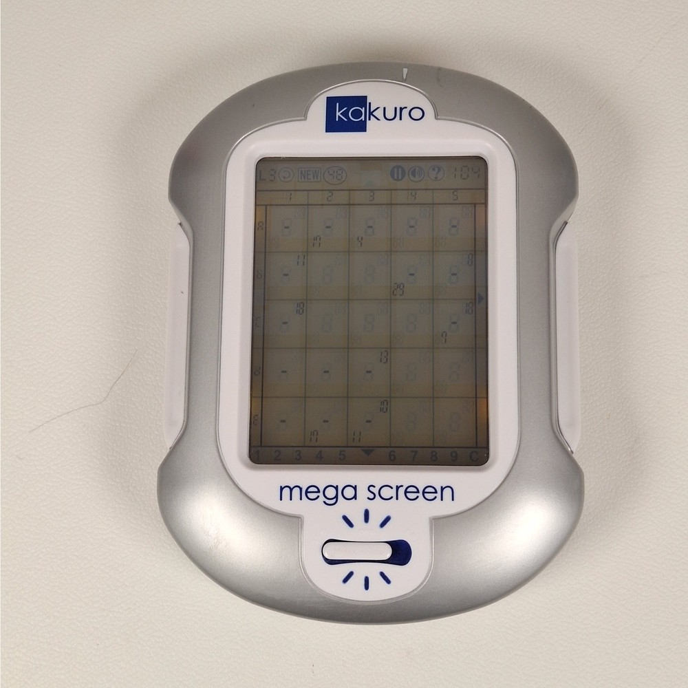 Kakuro Mega Screen Illuminated Handheld Game