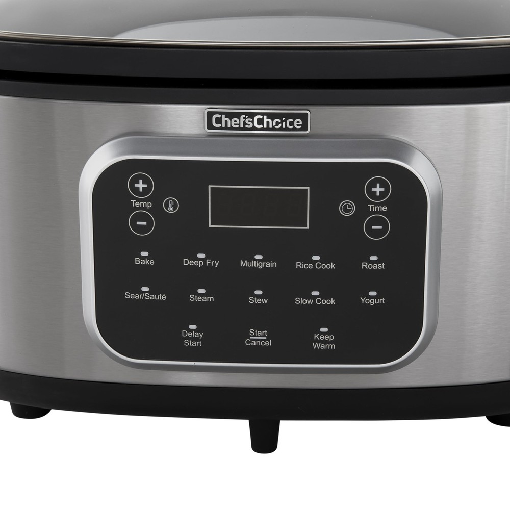 Chef'sChoice Multicooker, Large 7-Quart Capacity Non-Stick with Variable Temp...