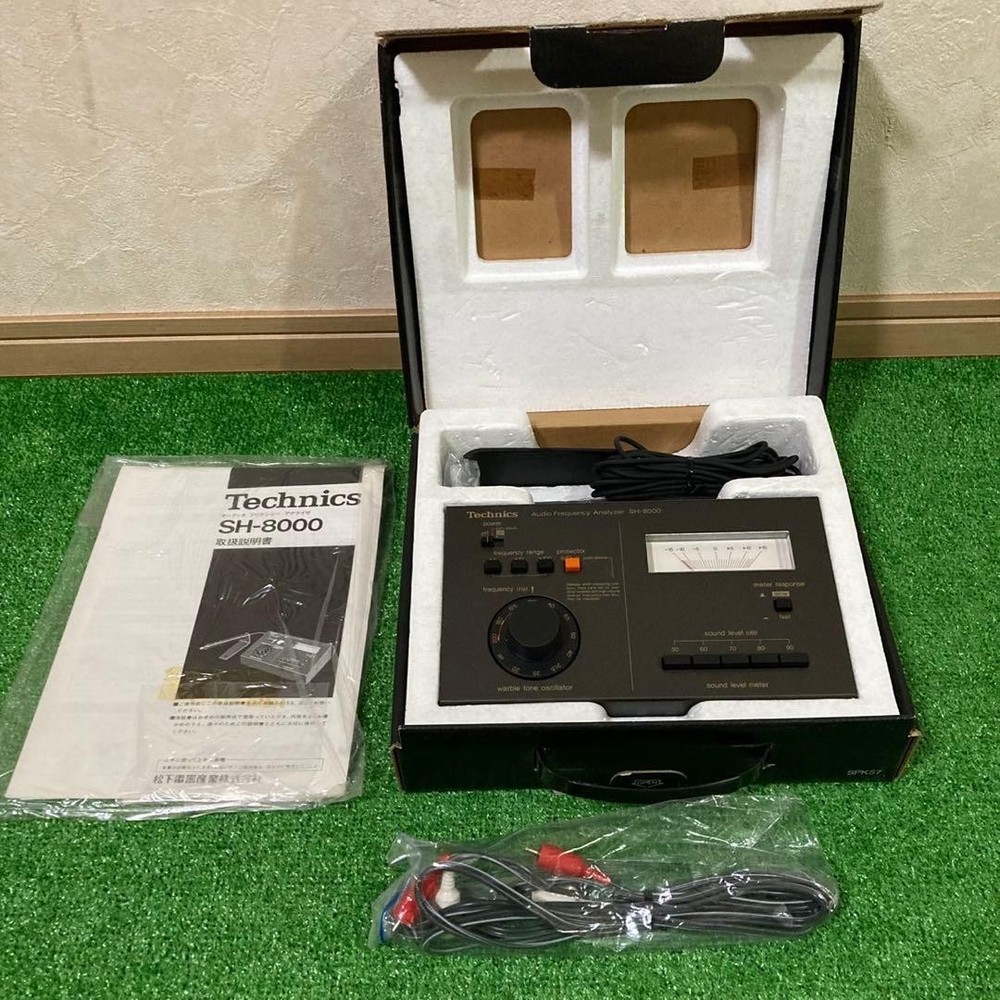 Technics SH-8000 Graphic Equalizer Checker Audio Analyzer with Microphone