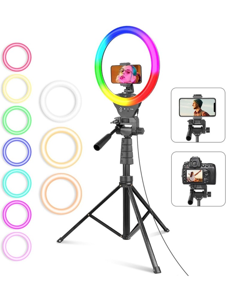 Ring Light, Professional Quality, Shutter Remote, 360 Adjustable