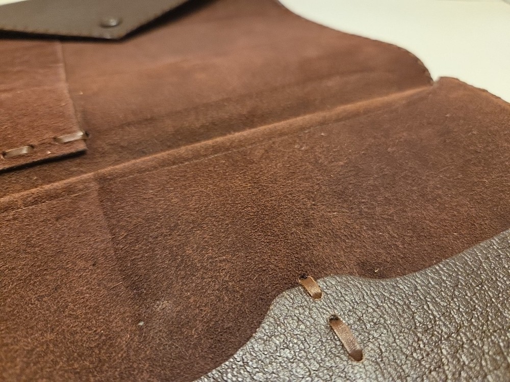 Vintage Leather Document Holder /folder / portfolio