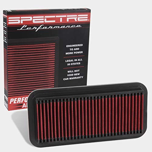 Engine Air Filter: High Performance, Washable, Replacement Filter: Fits