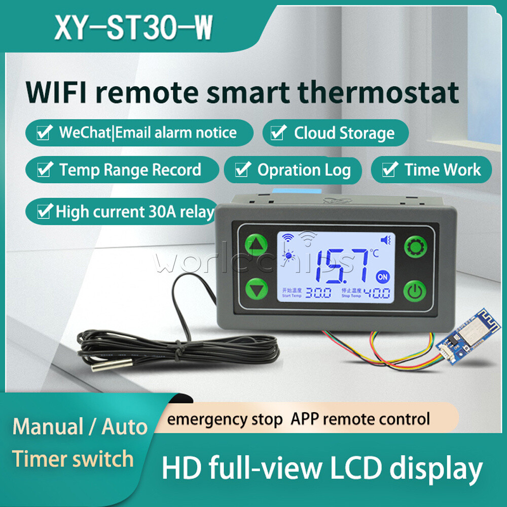 Wifi Remote thermostat High Precision Temperature Controller Module -40~110°C