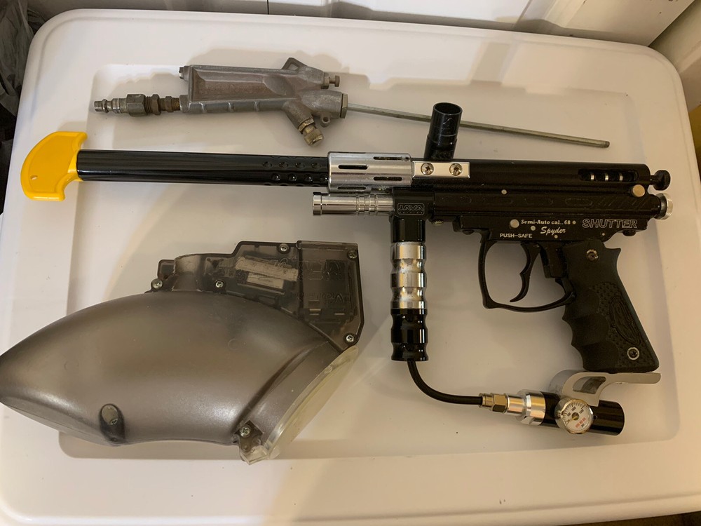 Dye Spyder Paintball Marker Java Edition Semi Automatic .68 Cal Shutter
