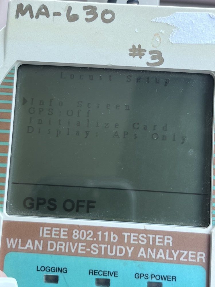 Berkeley Varitronics The Locust IEEE 802.11b Tester WLAN Drive-Study Analyzer