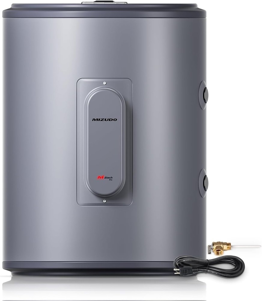18 Gal Mini Tank Water Heater Electric Compact Storage for Kitchen, Shower, RV