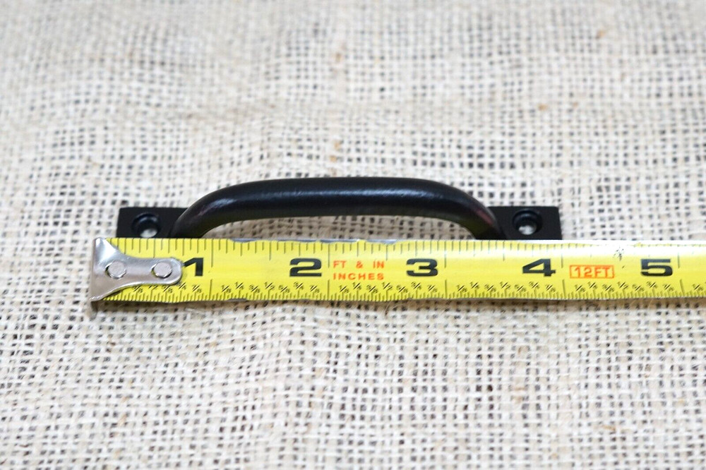 20 Cast Iron Handles Drawer Pulls Gloss Black Home Decor Kitchen Window Pull