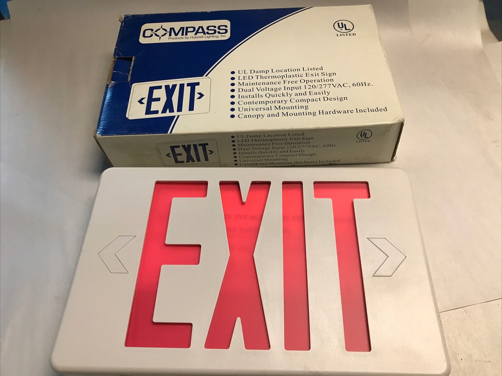 Compass,CSXWREB3,LED Emergency Exit Sign