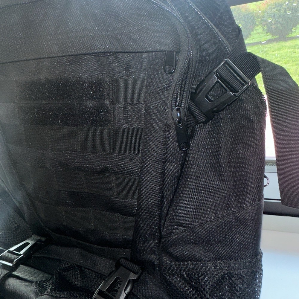 Black Tactical Bag Backpack