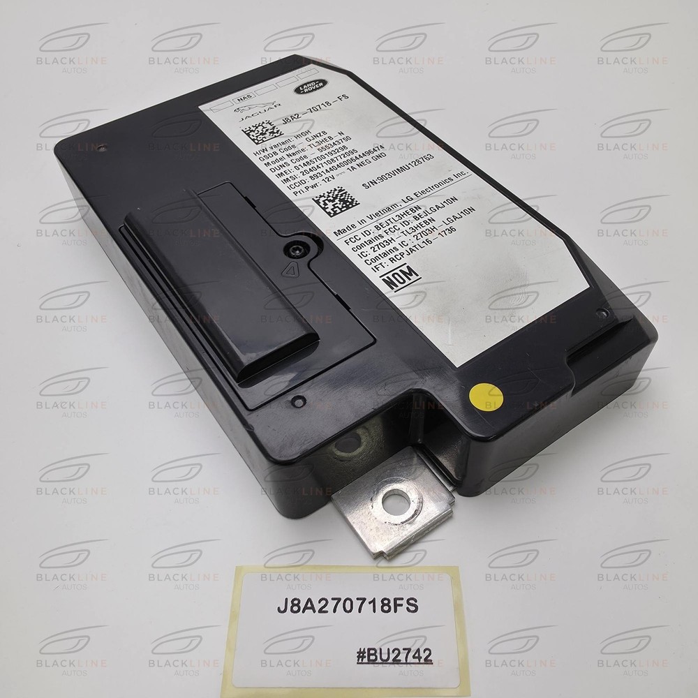 2017-2022 Range Rover Velar TELEMATICS CONTROL MODULE J8A270718FS