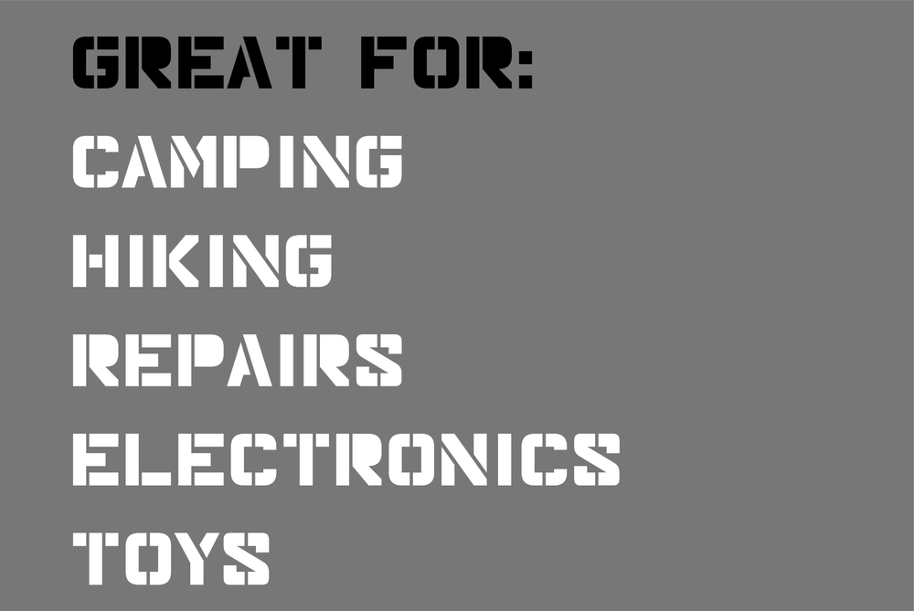 CleverTAC LED ToolPen - Tactical LED Bit Driver - 6 bits - Super Bright - EDC