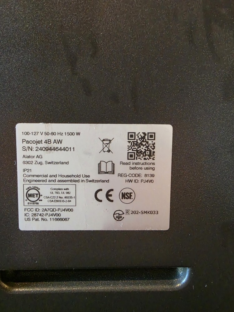 PacoJet 4 Food Processing System