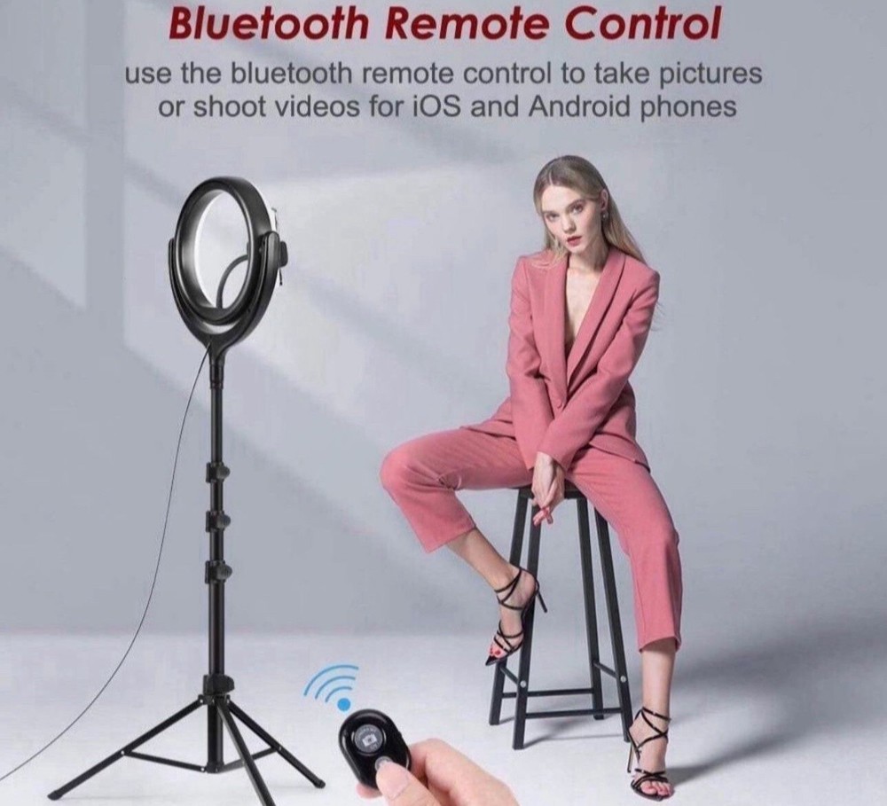 Led ring light kit with stand 12 Inches