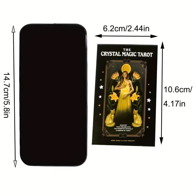 The Crystal Magic Tarot Deck. New. 78 Cards.