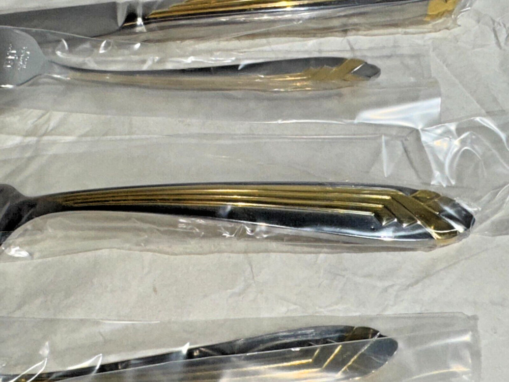Mikasa Gerald Patrick Connection Gold 5pc Place Setting Flatware Set G3355/599