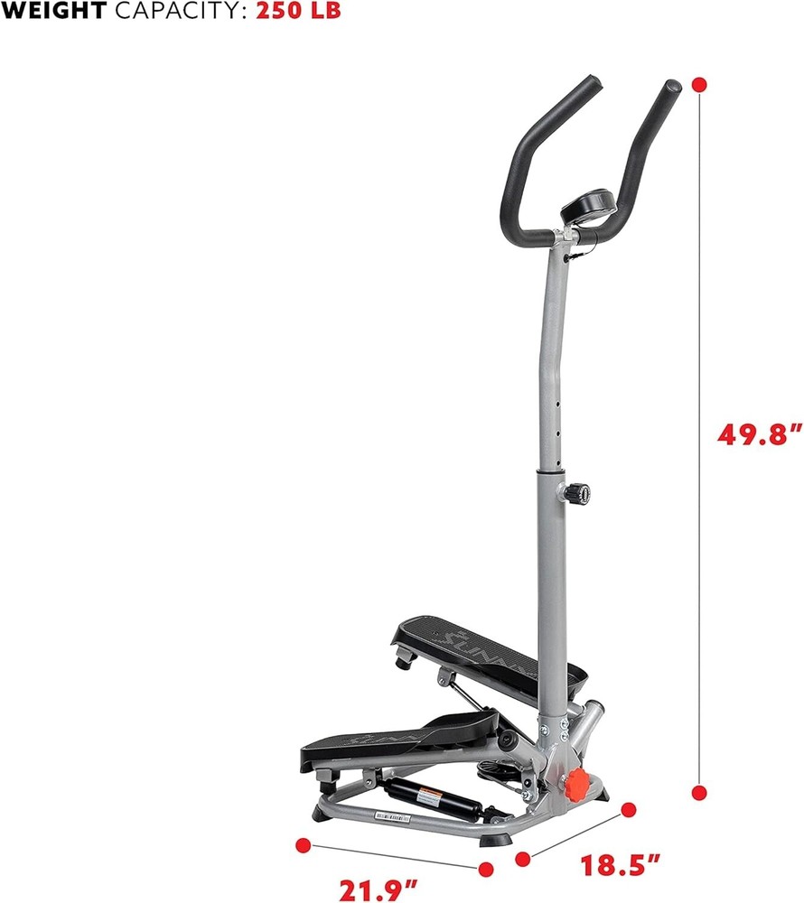Advanced Cardio Climber Step Machine with Adjustable Height and App Support