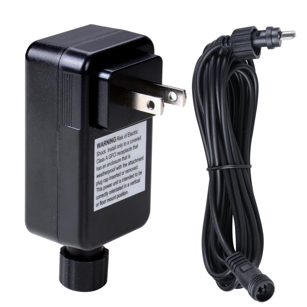 12V Transformer Plug &16Ft Wire Cable Power Cord Only For Yescom LED Deck Light