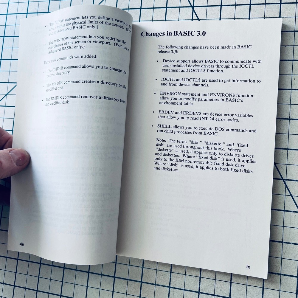 IBM Personal Computer BASIC Handbook 1984 Vintage PC General Programming Info