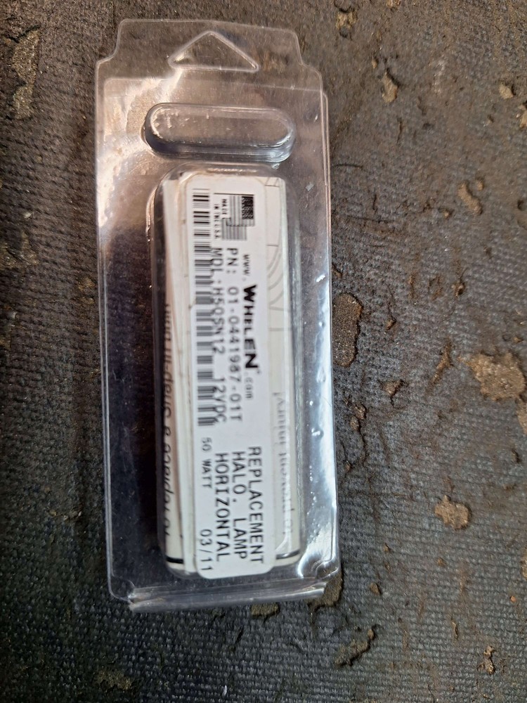Whelen H50SN12 replacement halogen lamp NEW