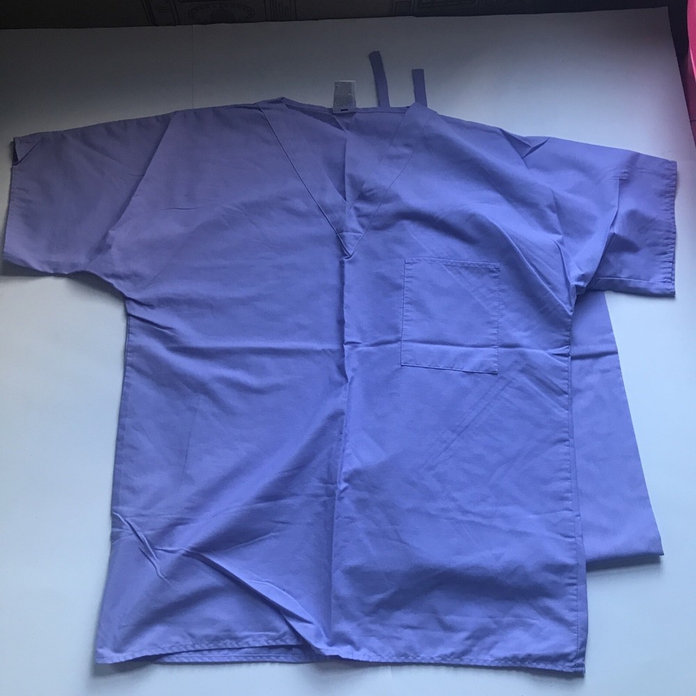 Crest medium purple VGC one pocket drawstring scrub set