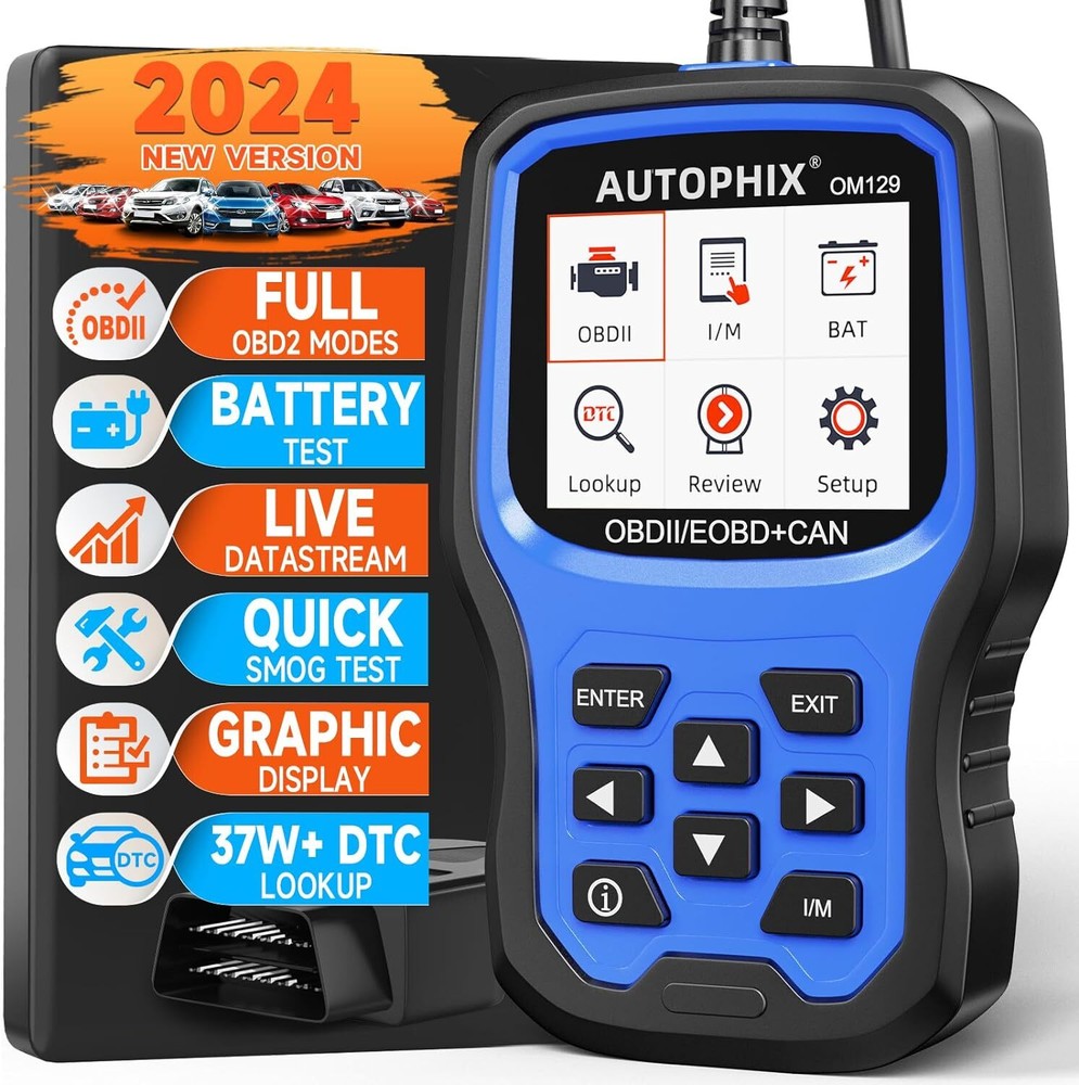 OBD2 Code Reader Automotive Scanner Check Engine Fault Diagnostic Battery Test