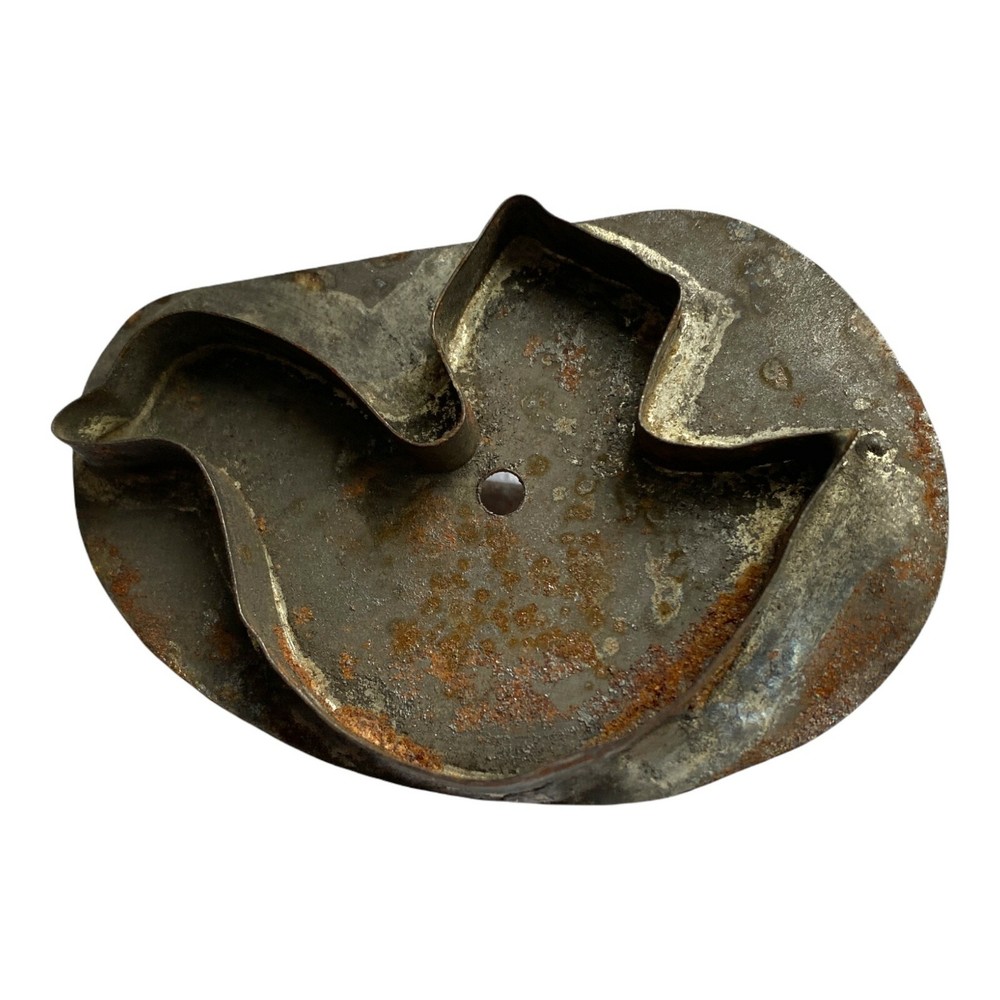 AAFA Cookie Cutter Dove Antique Primitive Tin Strap Handle