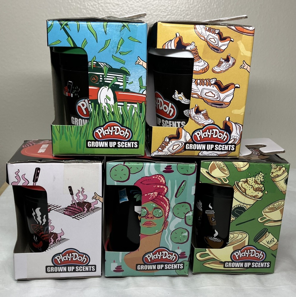 Play-Dough Grown Up Scents 5 Piece Multi-Pack With Tools