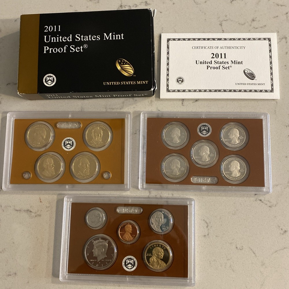 2011 Proof Set U.S. Mint Original Government Packaging OGP COA