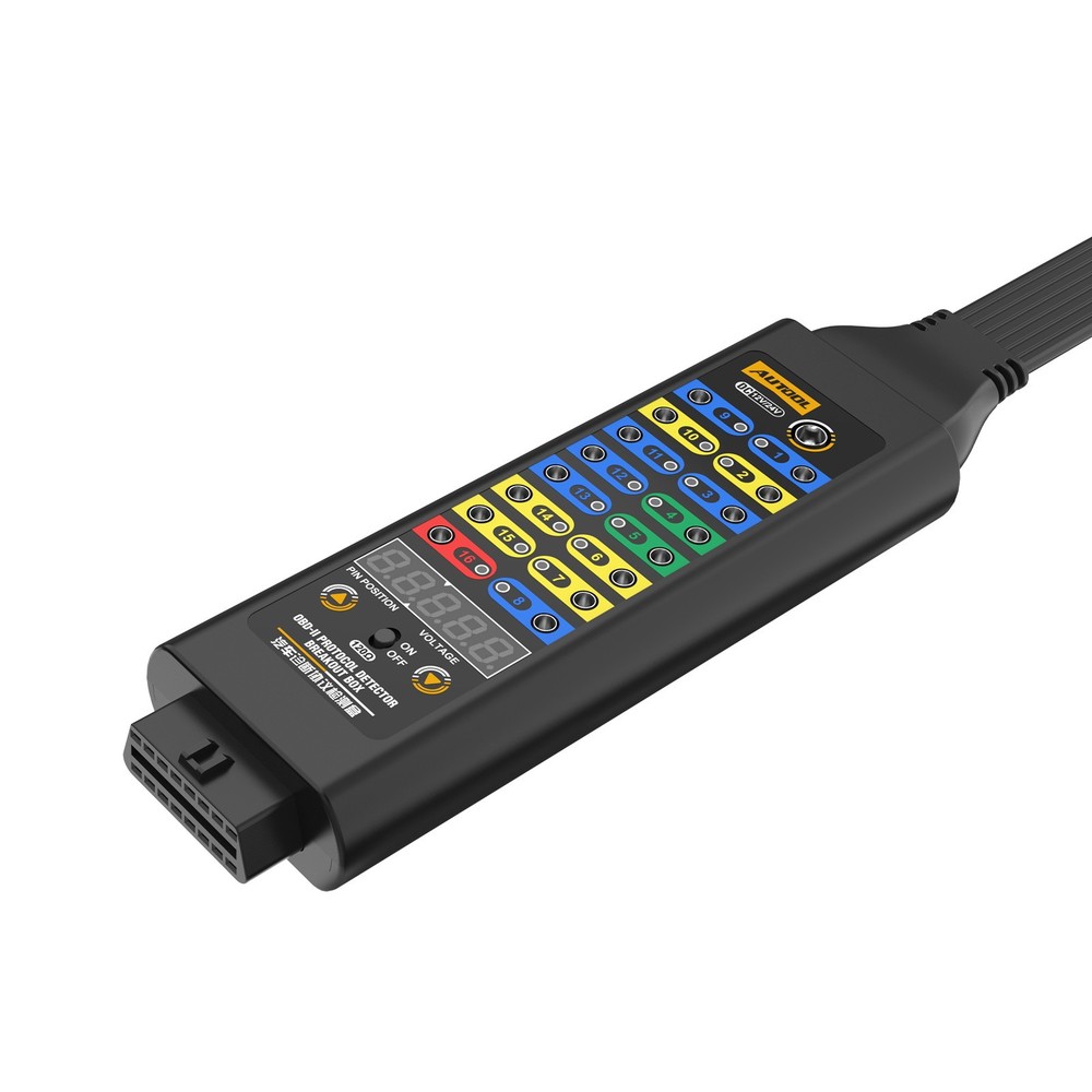 OBD2 Breakout Box OBDII Protocol Detector CAN Test Break Out Box Resistor Mode