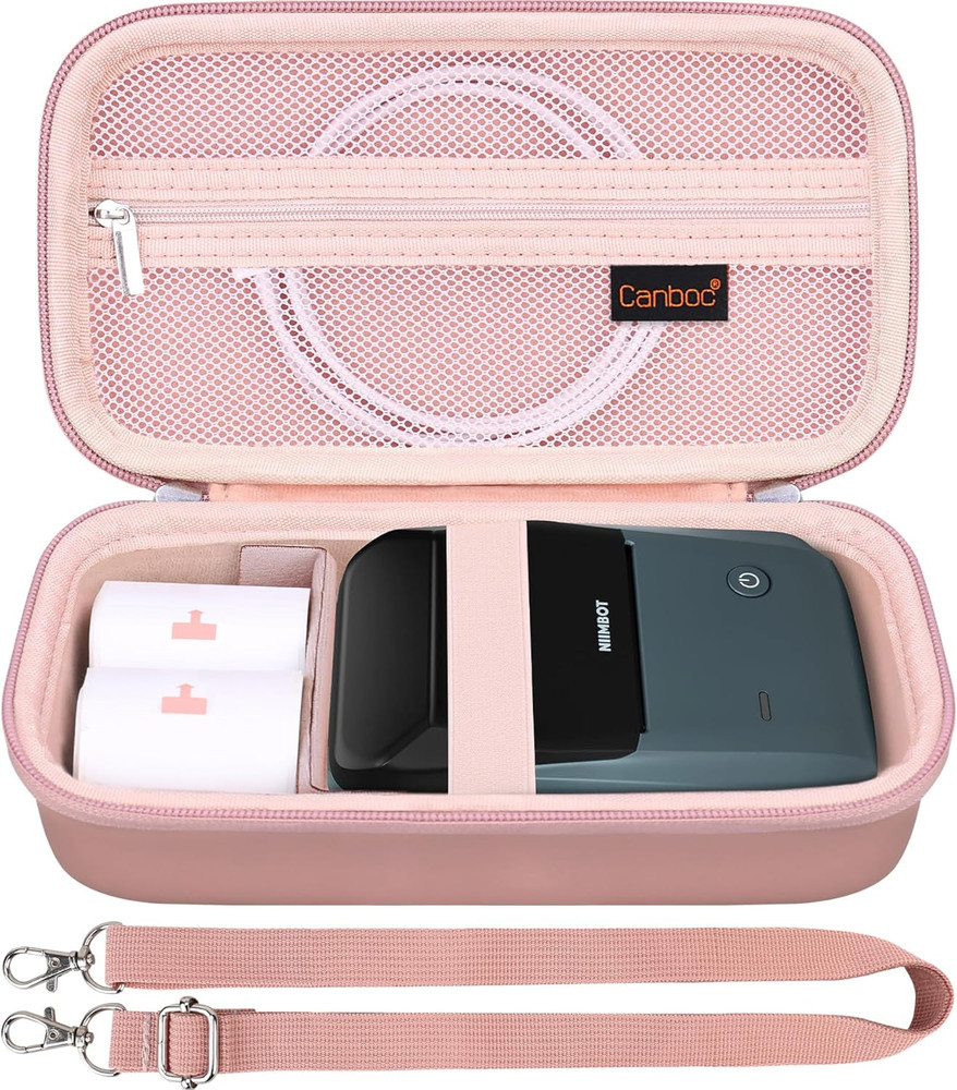 Carrying Case for NIIMBOT B21 Label Maker, Portable Bluetooth Thermal Label P...