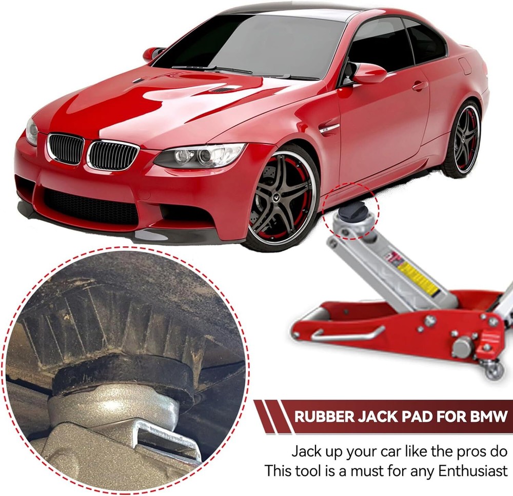 4X Rubber Jacking Jack Pad Lift Adaptor FOR BMW E46 E82 E87 E88 E90 E91 E92