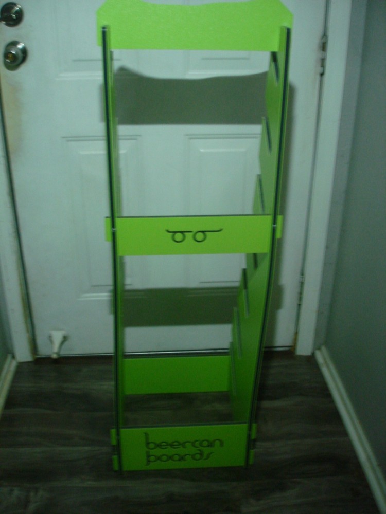 BEERCAN BOARDS LONGBOARD LARGE DISPLAY RACK HOLDS 7