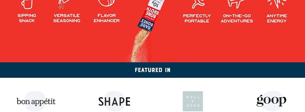 Beef Bone Broth Instant Powdered Mix Paets | Collan |