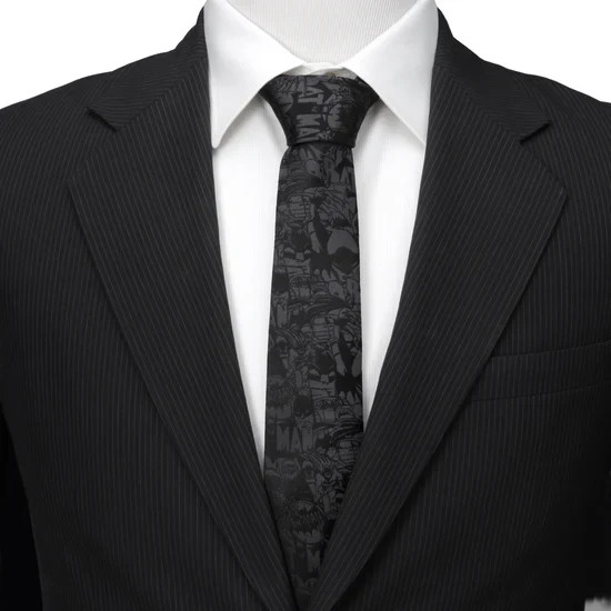 DC Batman Comic Black Tie