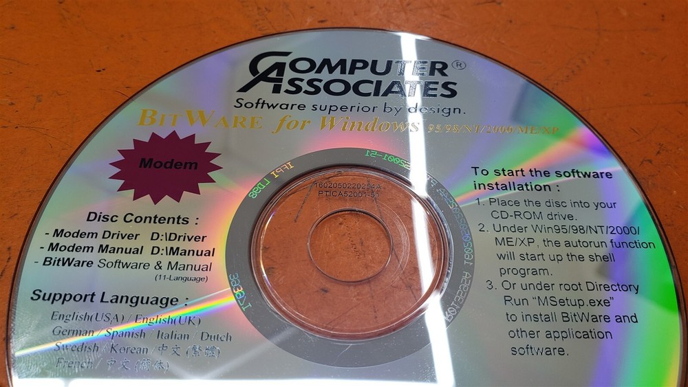 ⭐️⭐️⭐️⭐️⭐️Computer Associates BitWare For Win 95/98 Modem Drivers Software