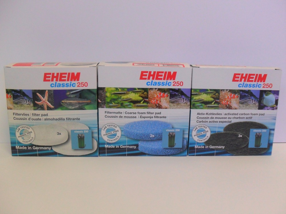 EHEIM CLASSIC 250 2213 REPLACEMENT FILTER FOAMS. Aquarium Fish